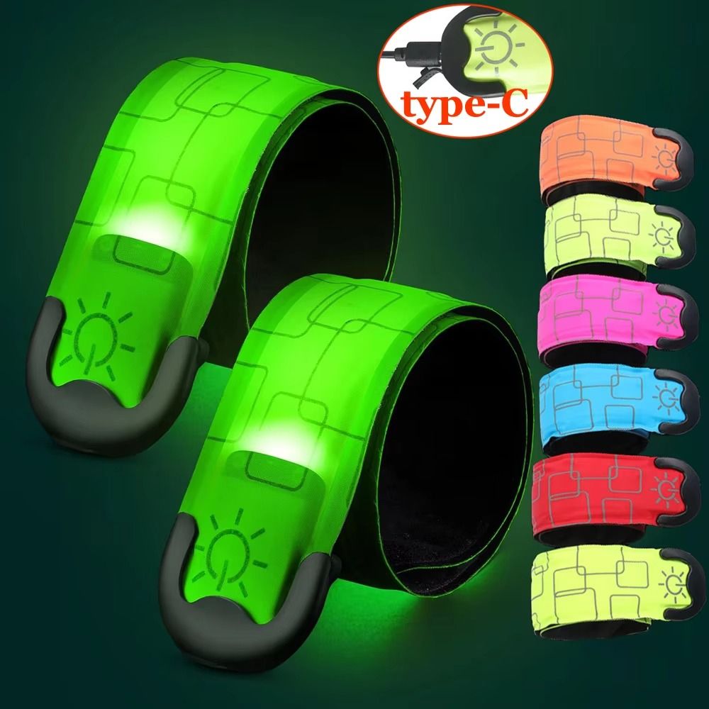 Running Gear Reflective - Battery Style Night Running Armband USB