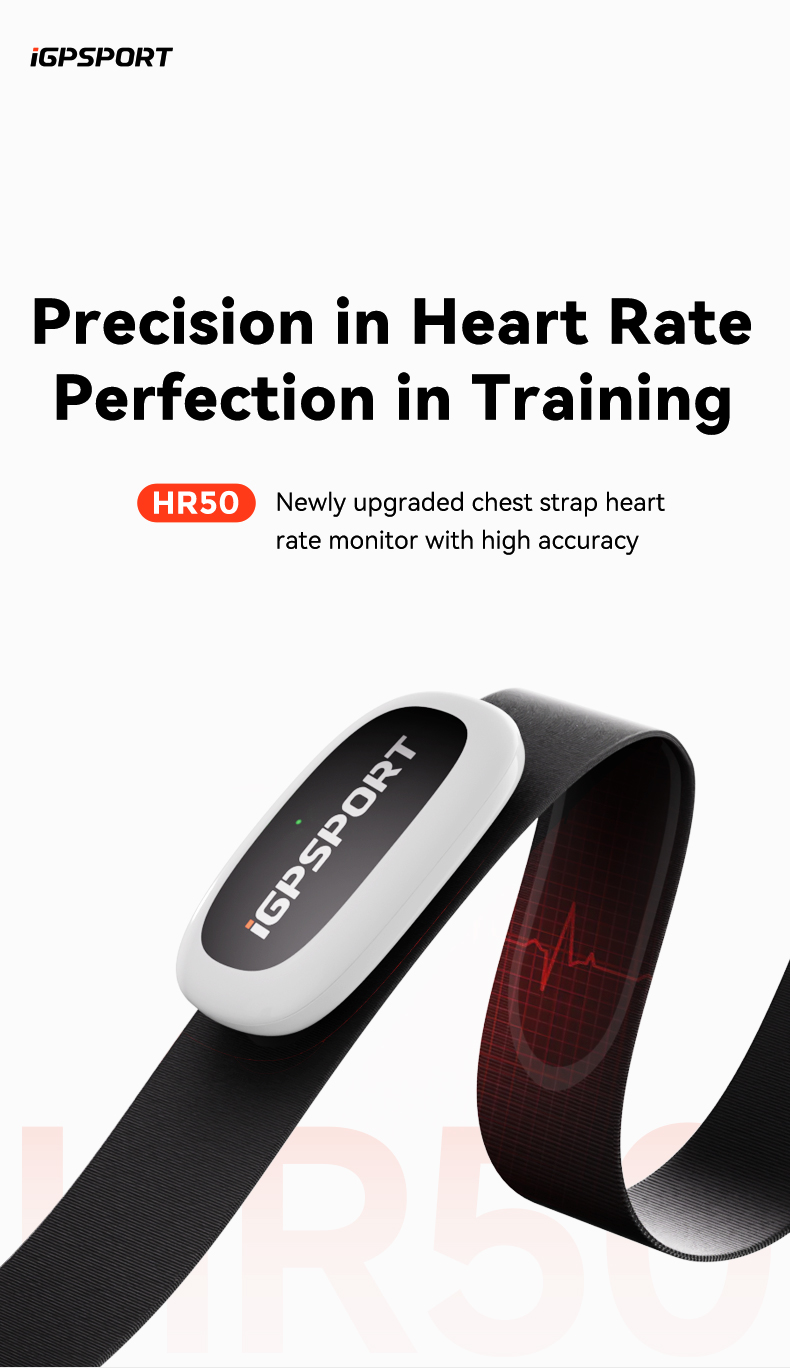 Heart Rate Strap Chest - IGPSPORT HR50 Heart Rate Monitor Chest