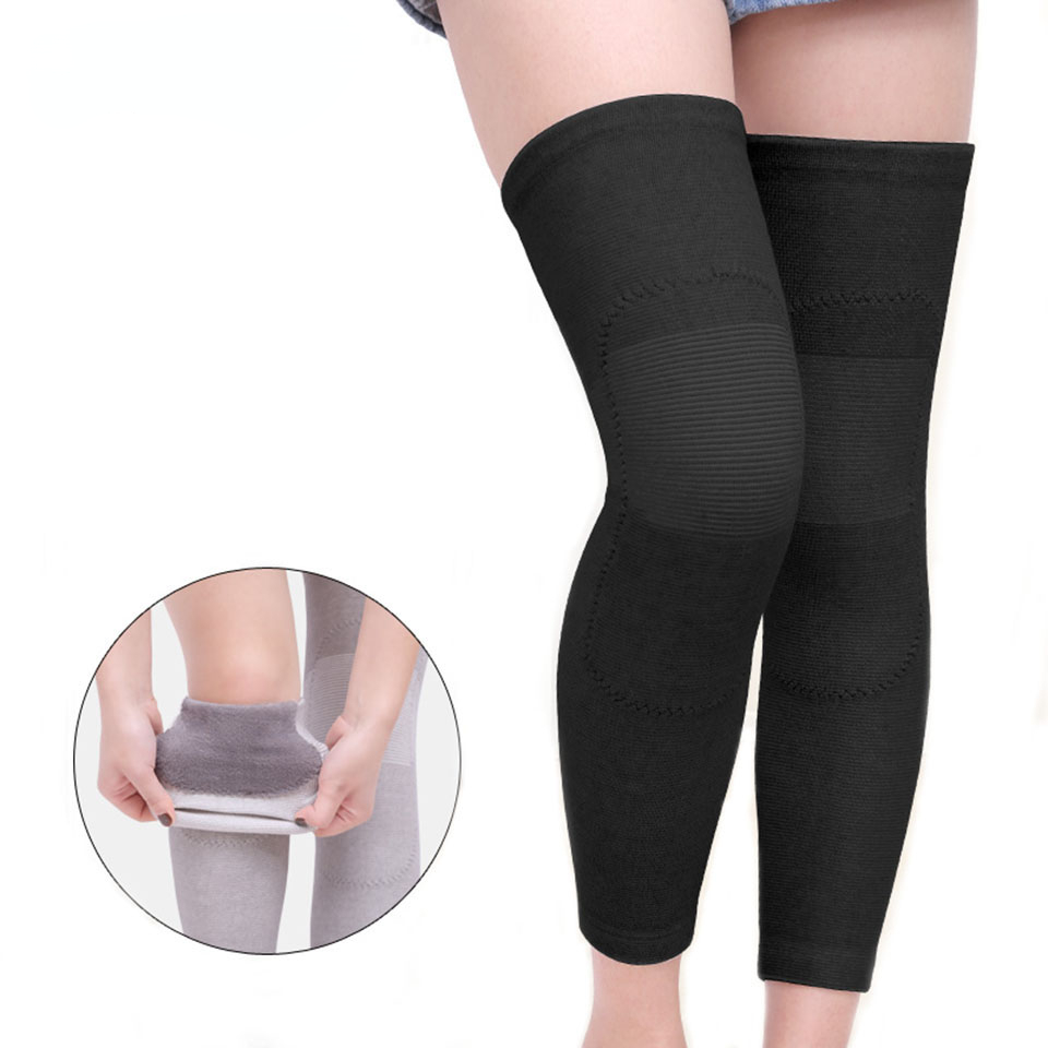 Running Gear For Winter - 1Pair Long Winter Warm Knee Pads