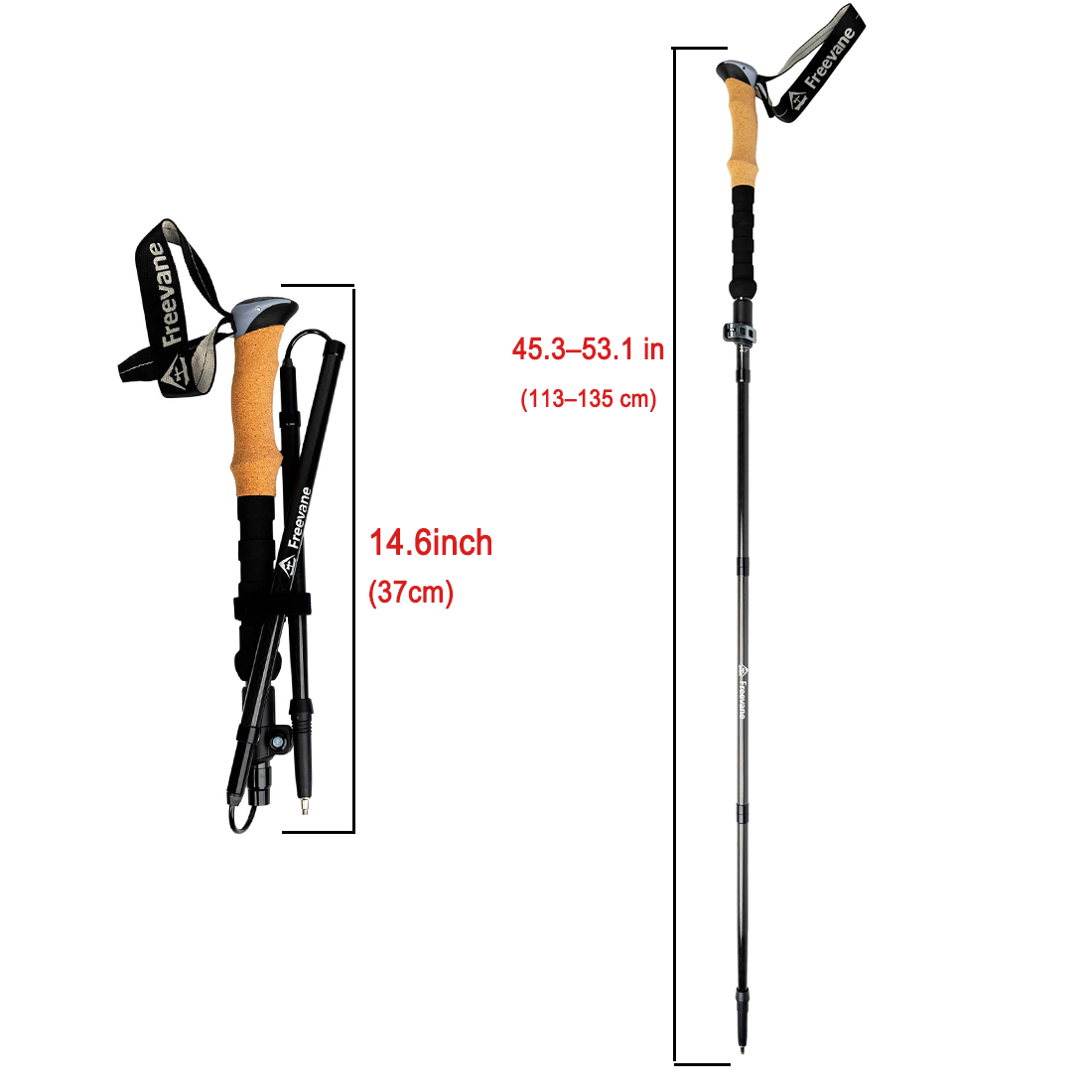 Carbon Ultralight Trekking Pol - đánh giá và giá Trekking Pole Carbon