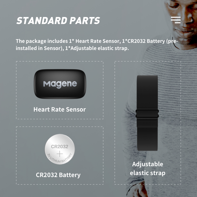 Magene H64 Đo Nhịp Tim Mover B - đánh giá và giá Heart Rate Strap Chest