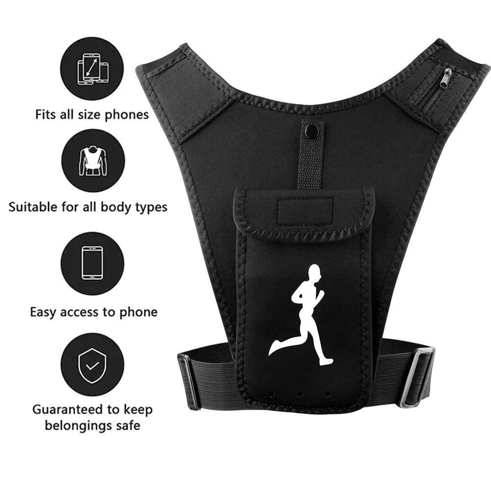 Adjustable Running Vest Phone  - đánh giá và giá Running Gear Satisfy