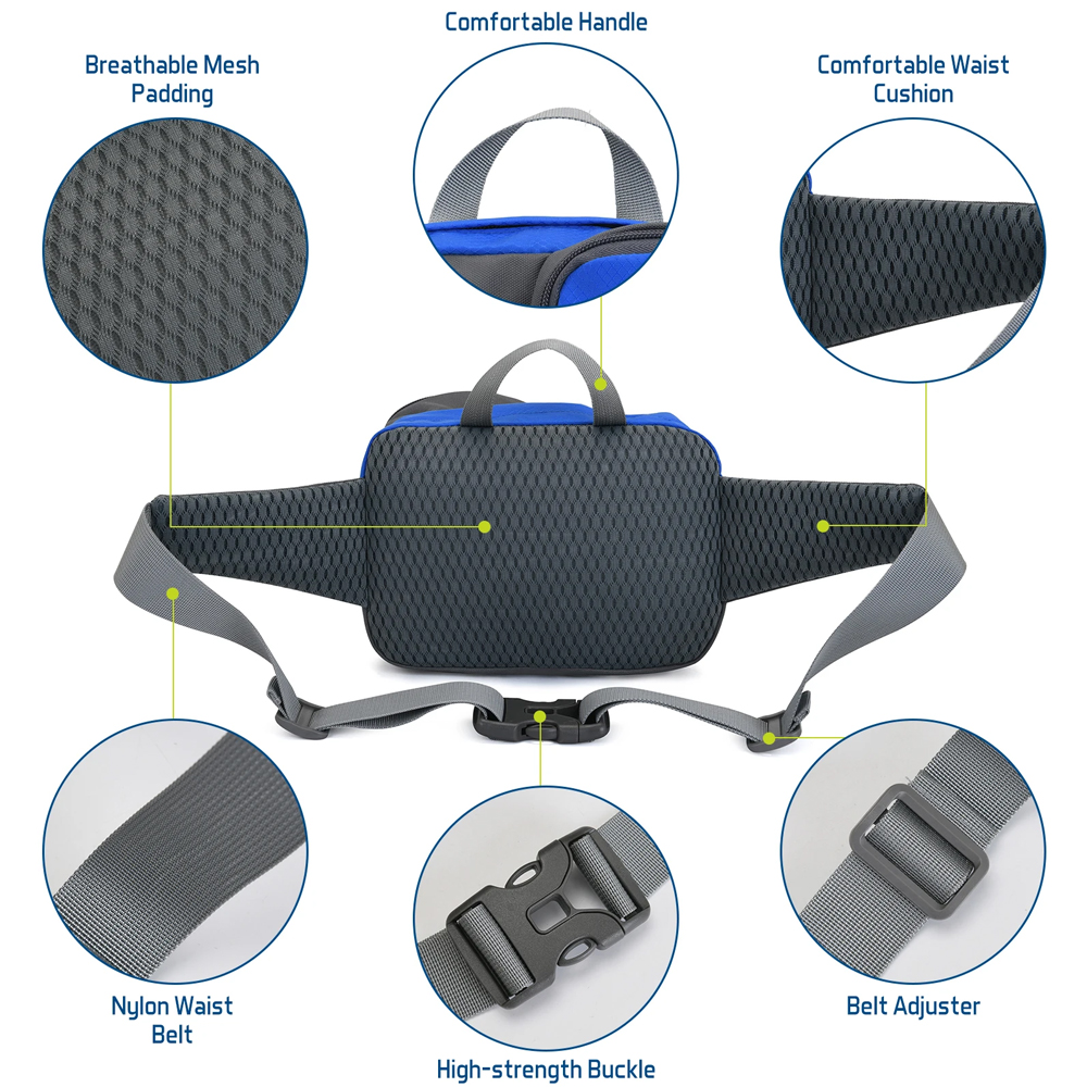 1PCSFanny Pack Waist Bag - Uni - đánh giá và giá Running Gear Satisfy