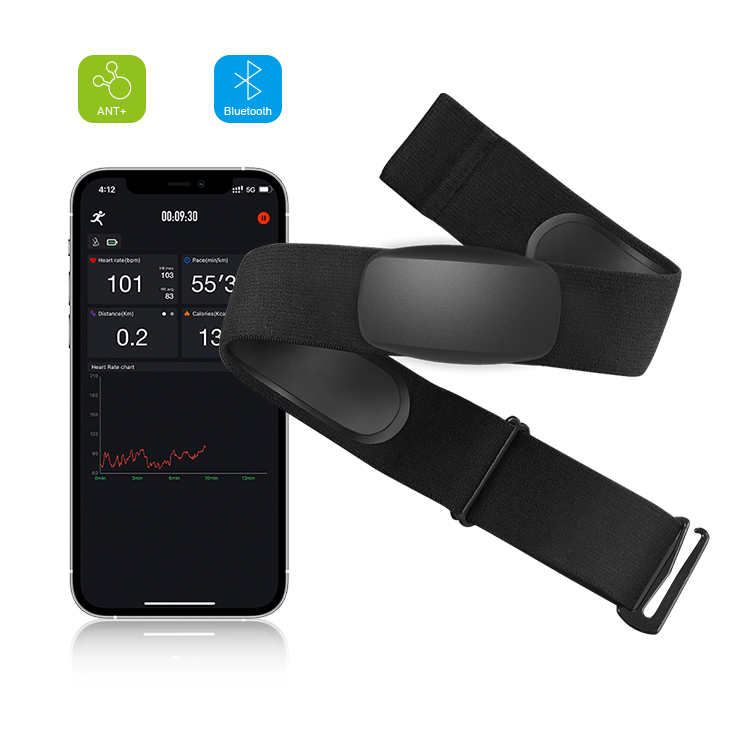 BLE5.0 ANT+ Heart Rate Monitor - đánh giá và giá Heart Rate Strap Chest