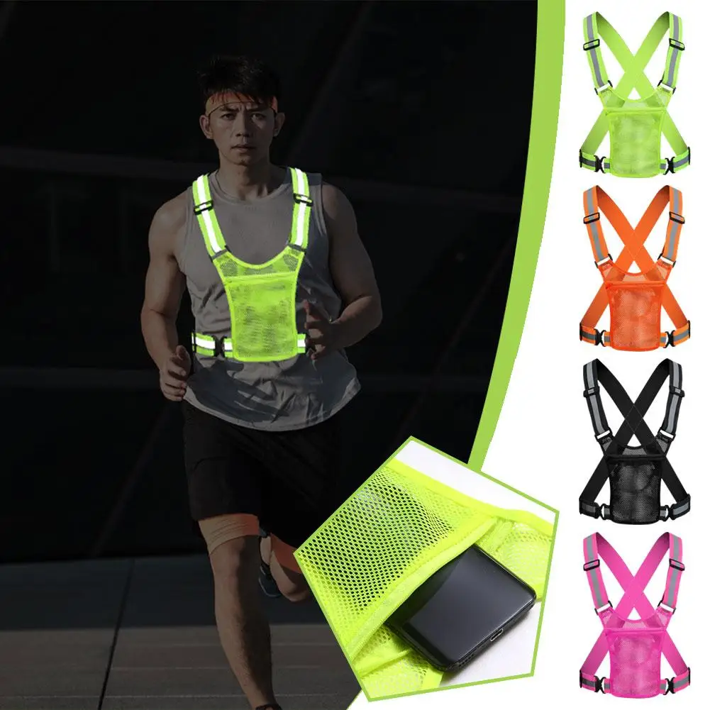Reflective Safety Vests Lightw - đánh giá và giá Running Gear Reflective