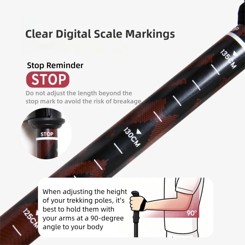 BISINNA Carbon Fiber Trekking  - đánh giá và giá Trekking Pole Carbon