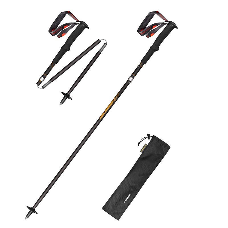99% Carbon Fiber Folding Walki - đánh giá và giá Trekking Pole Carbon