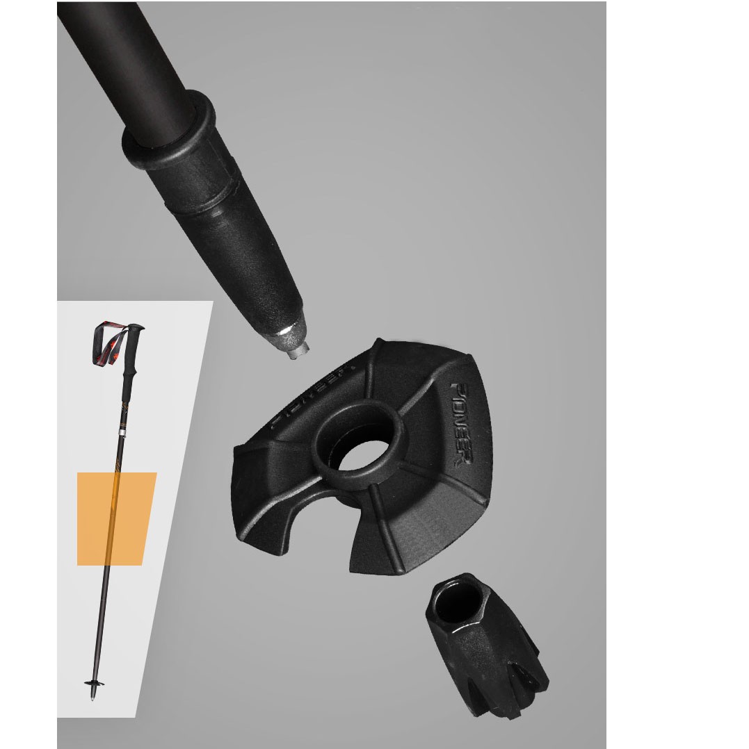 99% Carbon Fiber Folding Walki - đánh giá và giá Trekking Pole Carbon