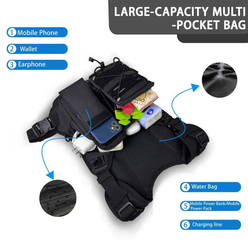 ​High-Quality Tactical Vest Ch - đánh giá và giá Running Gear Reflective