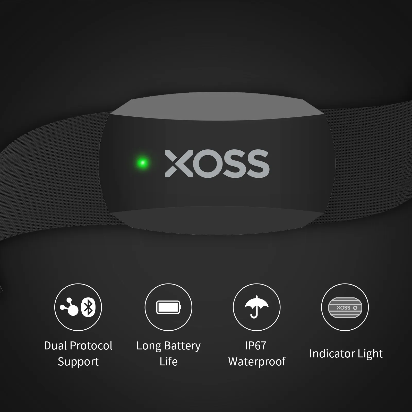 XOSS X2 Chest Strap Heart Rate - đánh giá và giá Heart Rate Strap Chest