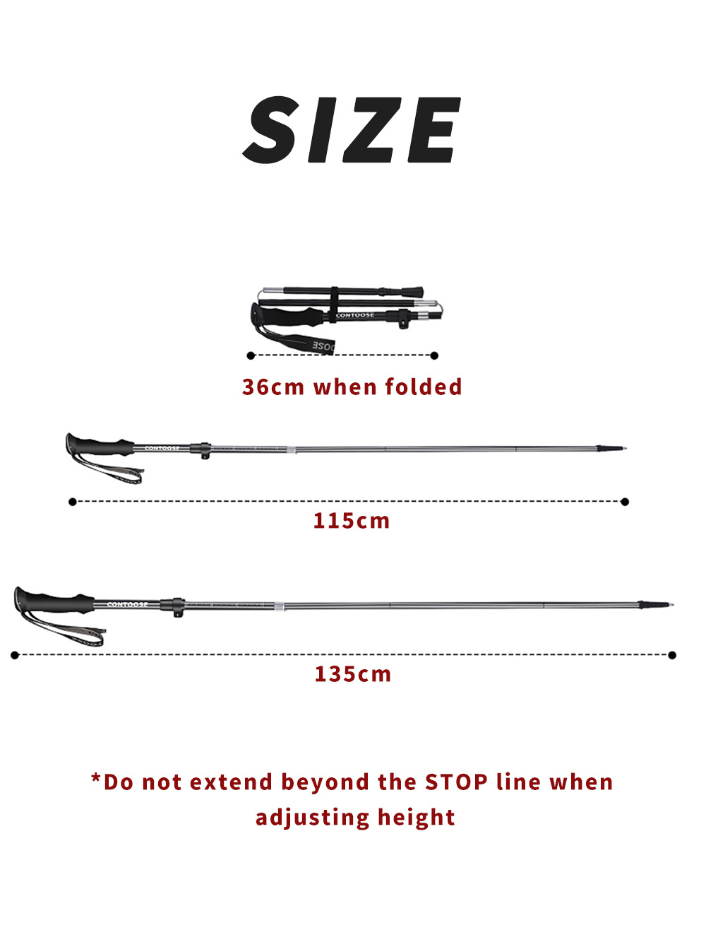 Foldable Trekking Pole 7075 Al - đánh giá và giá Trekking Pole Carbon