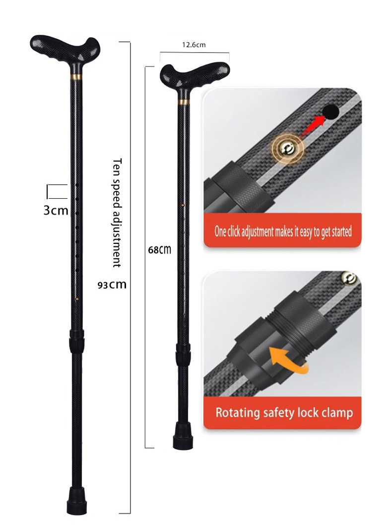 Retractable Carbon Walking Sti - đánh giá và giá Trekking Pole Carbon