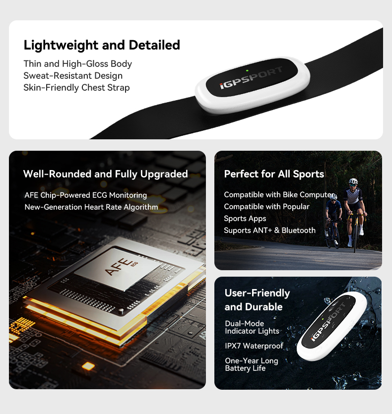 IGPSPORT HR50 Heart Rate Monit - đánh giá và giá Heart Rate Strap Chest