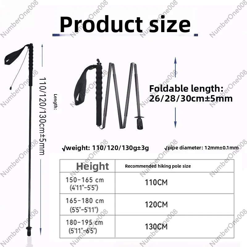 Ultra-Light Carbon Fiber Foldi - đánh giá và giá Trekking Pole Carbon