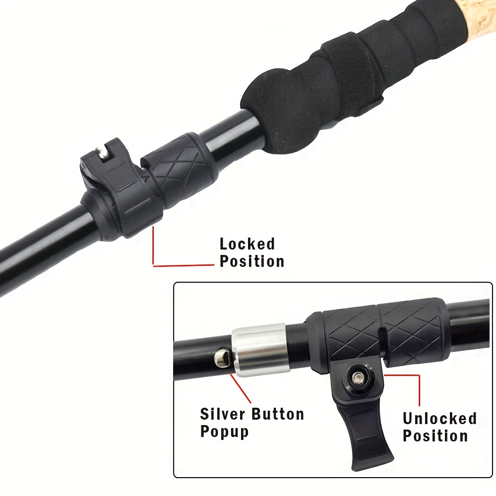 Ultra-Strong Trekking Hiking P - đánh giá và giá Trekking Pole Carbon