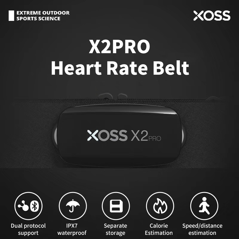 XOSS X2 Pro Chest Strap Heart  - đánh giá và giá Heart Rate Strap Chest