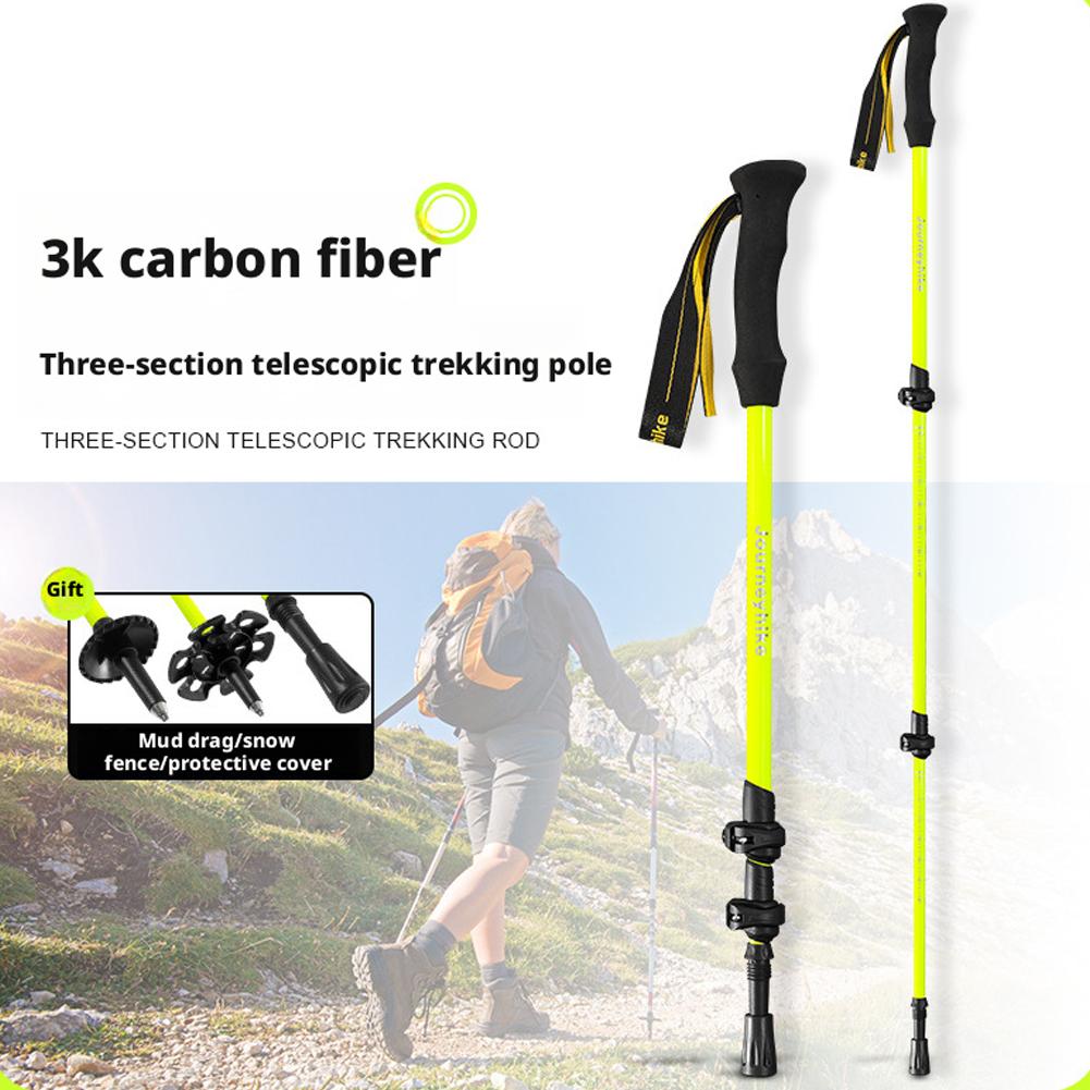 Ultralight Foldable 3-sections - đánh giá và giá Trekking Pole Carbon