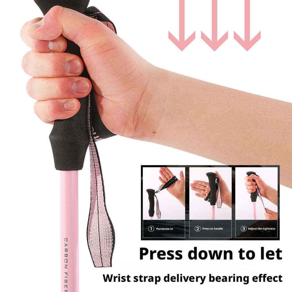 Ultralight Foldable 3-sections - đánh giá và giá Trekking Pole Carbon