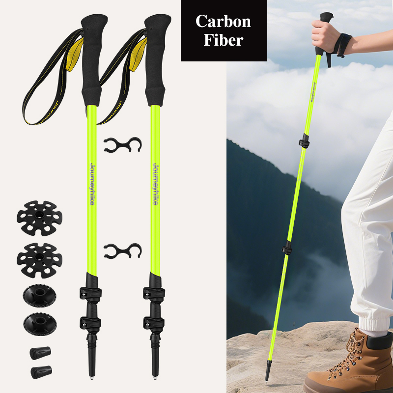 Fluorescent Green Carbon Fiber - đánh giá và giá Trekking Pole Carbon