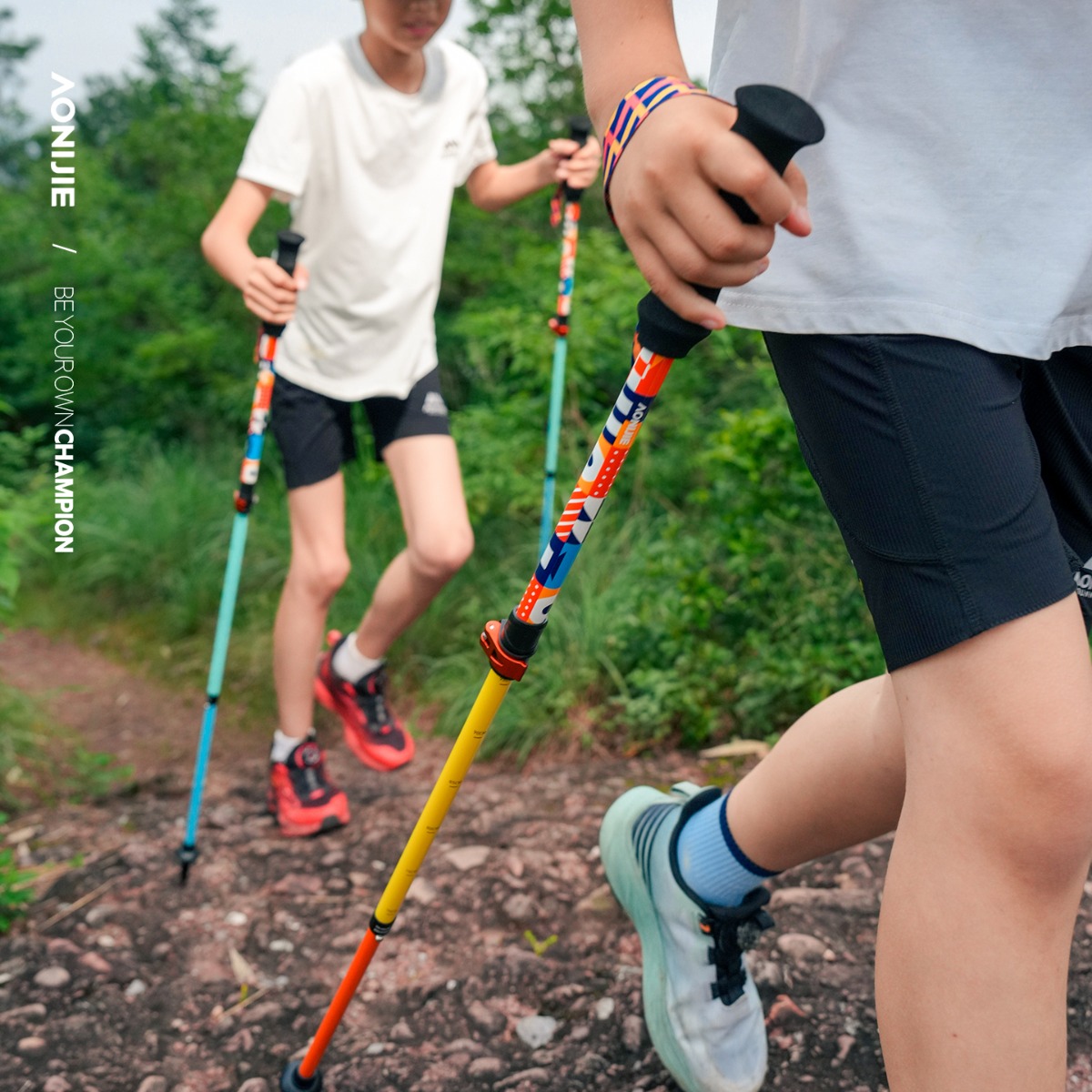 2PCS AONIJIE E4245 Kids' Ultra - đánh giá và giá Trekking Pole Carbon