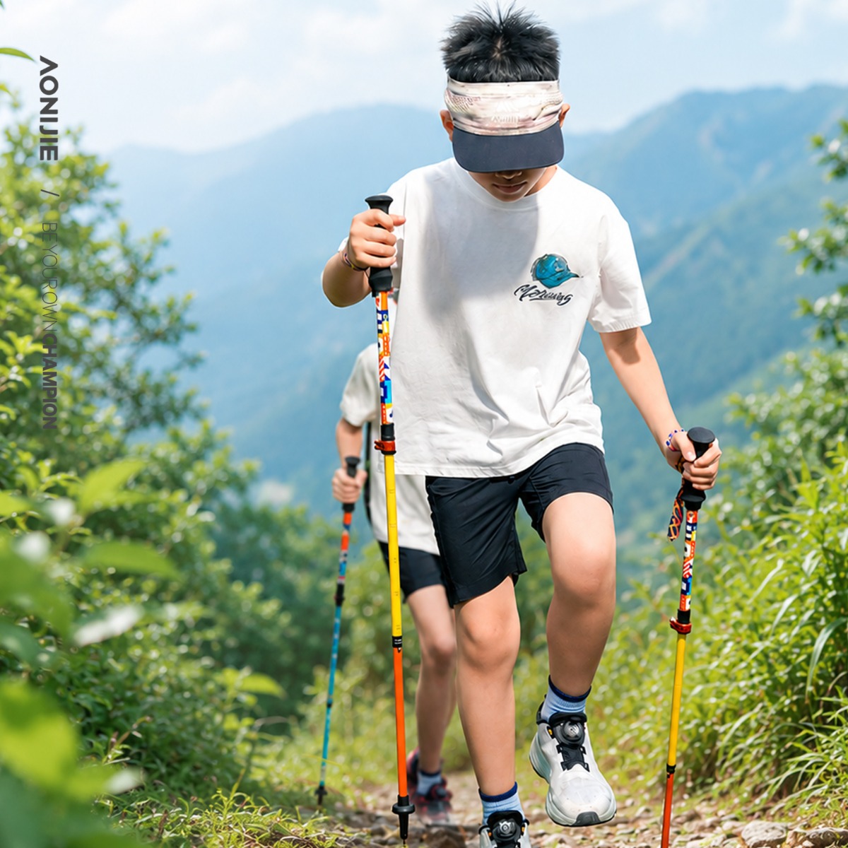 2PCS AONIJIE E4245 Kids' Ultra - đánh giá và giá Trekking Pole Carbon