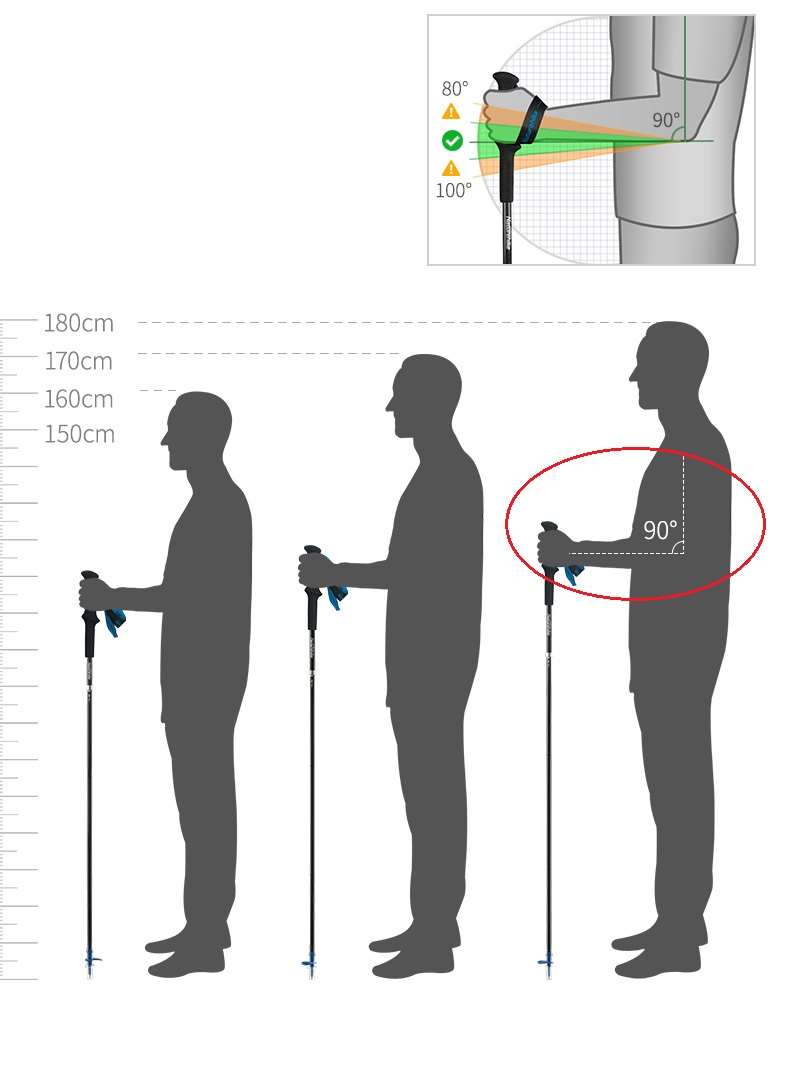 Tiên Phong Sợi Carbon Leo Núi  - đánh giá và giá Trekking Pole Carbon