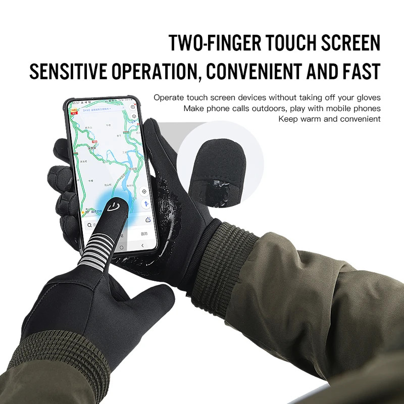 Winter Cycling Gloves for Men  - đánh giá và giá Running Gear For Winter