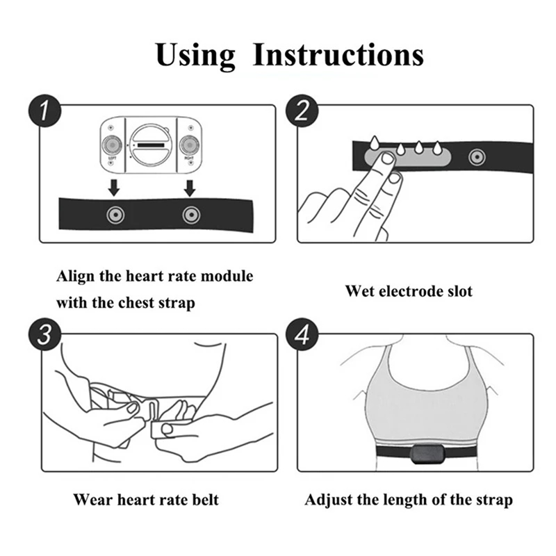 1/2PCS Heart Rate Monitor Ches - đánh giá và giá Heart Rate Strap Chest