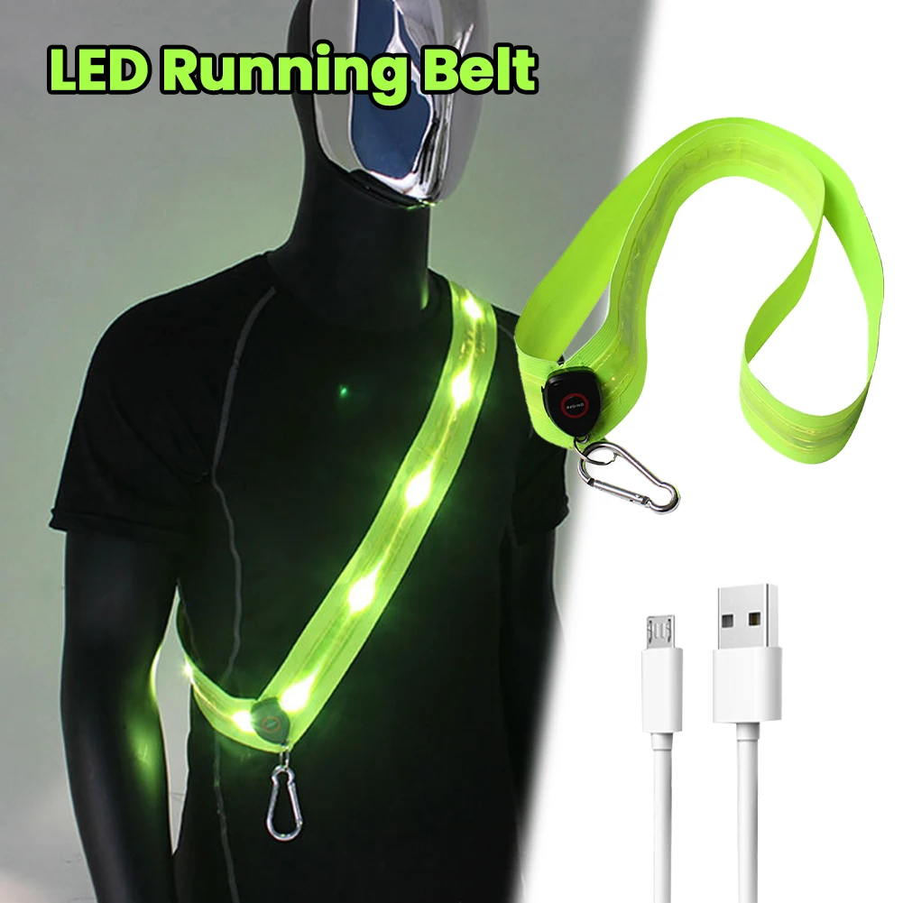 LED Shoulder Belt Rechargeable - đánh giá và giá Running Gear Satisfy
