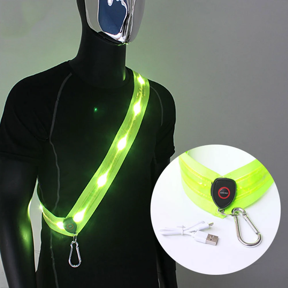 LED Shoulder Belt Rechargeable - đánh giá và giá Running Gear Satisfy